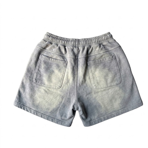 Pantalones Cortos de Hombre de Mezcla de Algodón Estilo Relajado con Múltiples Bolsillos, Pantalones Cortos Casuales Desgastados por el Sol para Hombre, Más Vendidos - Product Image 2