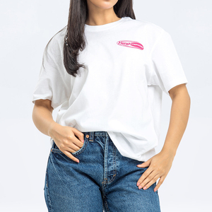 T-shirt imprimé DTF pour femmes, hauts graphiques à col rond, 100 % coton, coupe ample et confortable à manches courtes pour l'été - Product Image 6