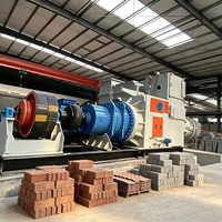Machine automatique de fabrication de briques en argile, extrudeuse de tuiles en argile, machine de fabrication de briques en terre rouge, machine automatique de fabrication de briques en boue d'argile