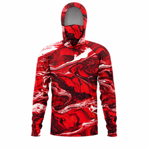 Performance Hooded Fishing <b>Shirt</b> With <b>Face</b> Cover Outdoor Apparel OEM ODM Factory - Product Image 2