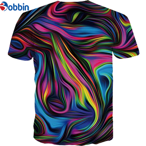 T-shirt personnalisé avec logo imprimé en 3D, tissu respirant pour homme et femme, t-shirts colorés pour hommes, t-shirt à manches courtes - Product Image 2