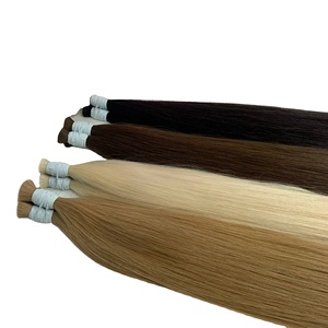 Vente en gros 100% Extensions de cheveux Remy brutes non transformées vietnamiennes à cuticule alignée Double trame un cheveu de donneur - Product Image 6