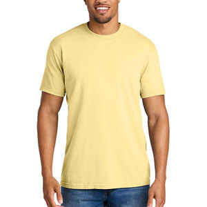 เสื้อยืดคอกลมแขนสั้นผ้าเจอร์ซีย์คอตตอน 100% คุณภาพสูงจาก Clush Industries ระบายอากาศได้ดี แห้งเร็ว รับสั่งทำตามแบบ - Product Image 3