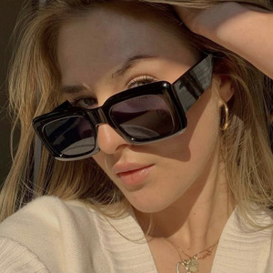 High Aesthetic Value Minimalist Box <b>Sunglasses</b> Retro Outdoor Street Photography Women's <b>Sunglasses</b> - Product Image 3