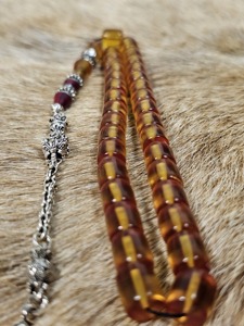 Tasbih Islámico de Resina Ecológica Pintado a Mano, Hecho a Mano, para Mesa de Boda - Product Image 3