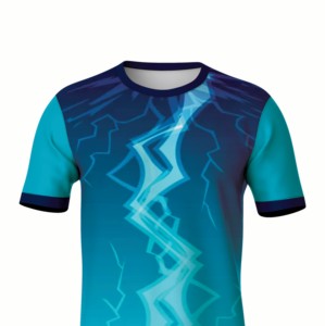 T-shirt élégant à logo frontal par sublimation, matière respirante 180g, design décontracté pour activités de plein air et voyages - Product Image 6