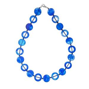 Elegant Handmade Resin Beaded <b>Necklace</b> Javed Handicrafts Vintage Geometric Design Unisex Colorful <b>Statement</b> Jewelry for Parties - Product Image 5