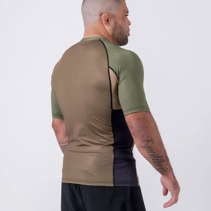 Rashguard BJJ imprimé par sublimation à manches longues pour homme, entièrement personnalisé, t-shirt de compression pour homme - Product Image 2