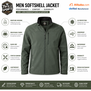 Custom Casual Winter Sports Softshell <b>Jackets</b> Windproof Outdoor Camping Thermal Waterproof Stand Collar - Product Image 5