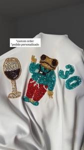 Top de Moda para Mujer con Bordado de Cuentas Estilo Boho, Top de Noche Moderno con Cuentas Bordadas - Product Image 5