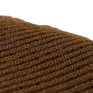 Gorro de punto de invierno acrílico Unisex de alta calidad, estilo Hip Hop de moda, logotipo bordado, diseño de Gorgas negro personalizable para - Product Image 5