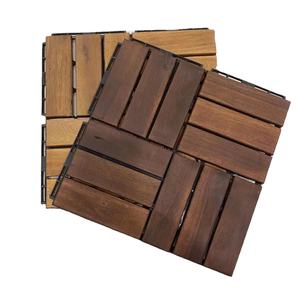 Baldosas de Madera de Acacia Vietnamita para Exteriores, Ecológicas, Impermeables, Antideslizantes, con Sistema de Enclavamiento, Diseño Contemporáneo, Acabado Mate - Product Image 1