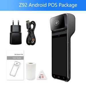ระบบขายหน้าร้าน (POS) อัจฉริยะ ZCS Z92 รองรับ 4G NFC สำหรับซูเปอร์มาร์เก็ต พร้อมเครื่องสแกนบาร์โค้ด และเคสซิลิโคนสำหรับเครื่อง POS รองรับ Wifi - Product Image 3
