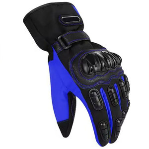 Guantes de Motocross de Cuero con Diseño de Castillo Invernal, Cómodos, con Correa de Muñeca Ajustable y Cierre de Hebilla, Unisex, para Exteriores, Venta al Por Mayor - Product Image 2