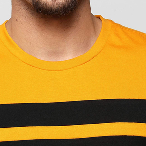 Camiseta Casual para Hombre, 100% Algodón, Tejido Grueso, Hombros Caídos, Color Sólido, Logotipo Personalizado, Secado Rápido, Transpirable, Ecológica - Product Image 4