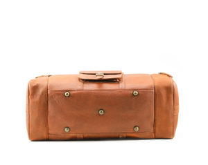 Bolsa de Viaje de Cuero Genuino, Gran Capacidad, para Gimnasio, Fin de Semana, con Cierre de Cremallera, Portátil, Unisex - Product Image 3
