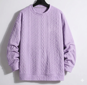 Women Streetwear Turtleneck 100% Cotton Solid Pattern Full Sleeve Embroidered Drop-shoulder Sweatshirt OEM Service - Product Image 4