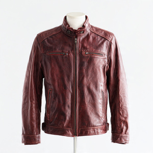 Veste en cuir de haute qualité, très élégante et stylée - Product Image 3