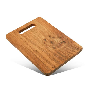 Ensemble de 3 planches à découper en bois d'acacia de qualité supérieure avec poignée, grandes planches à découper en bois pour accessoires de cuisine au meilleur prix - Product Image 5