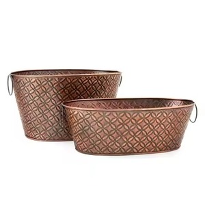 Restaurant Supply Metal Ice Beverage Tub Stainless Steel Party <b>Cooler</b> Bucket Wine Beer Chiller Tub <b>Table</b> Use - Product Image 5