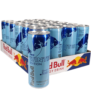 Red Bull Edición Frambuesa Congelada, Paquete de 24 Latas de 250ml con Ácido Cítrico y Citratos de Sodio para una Acidez Equilibrada, Pedido al por Mayor - Product Image 1