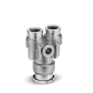 อุปกรณ์นิวเมติกส์แบบสัมผัสเดียวทำจากโลหะสำหรับ KQB2U12-16ชิ้นส่วนนิวเมติก - Product Image 3