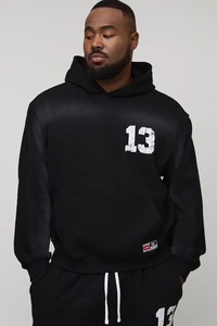 Ensemble sweat à capuche oversize avec appliqué et short de basketball - Product Image 4