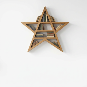 Wooden Book <b>Shelves</b> for Study Room Living Room Book Holder For Kids Room Book Shelf For Documents Files Book Holder For Wall - Product Image 4