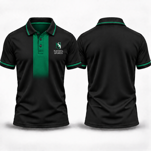 Chemise Formelle Personnalisée Respirante à Manches Courtes pour Homme en Polyester/Coton – Idéale pour le Golf, le Sport et les Uniformes d'Équipe d'Entreprise - Product Image 2
