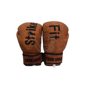 Gants de boxe entièrement personnalisés de haute qualité, en cuir de vachette, avec fermeture auto-agrippante, 16 oz, pour enfants, modèle haut de gamme - Product Image 1