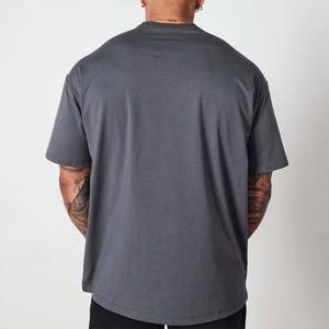 Camiseta de Verano para Hombre, de Algodón Tejido, Manga Corta, Cuello Redondo, Estampado, Tallas Grandes, de Alta Calidad, Clásica, a la Moda, Informal - Product Image 3