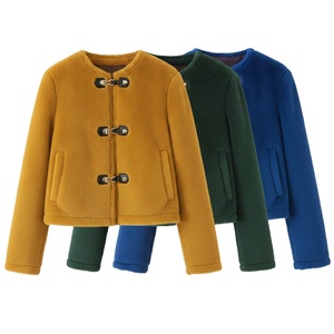 เสื้อแจ็คเก็ตโค้ทผู้หญิงสไตล์ลำลอง กระดุมแถวเดียว รักษ์โลก วินเทจ สำหรับฤดูใบไม้ร่วง ดีไซน์เก๋ ใช้งานได้หลากหลาย พร้อมกระดุมผูกแบบสองด้าน - Product Image 3