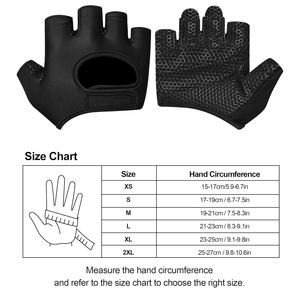 Guantes de Gimnasio de Cuero de Alta Calidad, Personalizados, Ligeros, Transpirables, Antideslizantes, Ajustables, Unisex, para Entrenamiento - Product Image 6