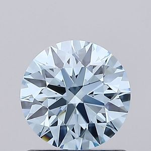Diamante Cultivado en Laboratorio de Corte Redondo de 0.90 Quilates, Azul Intenso Fantasía, VVS1, Certificado IGI, Diamante Suelto CVD al por Mayor para la Fabricación de Joyas - Product Image 1