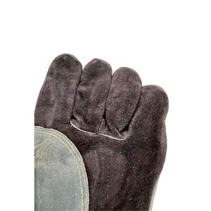 Guantes de cuero resistentes al calor y a los cortes para soldar, guantes de trabajo sueltos de protección - Product Image 6