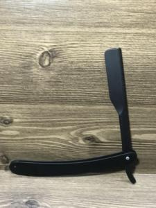 Rasoir manuel professionnel de haute qualité, rasoir de sécurité en métal droit, rasoir professionnel à lame unique pour hommes, rasoir de barbier - Product Image 6