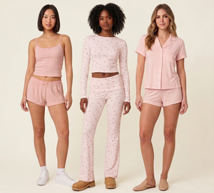 Sustainable & Recyclable 100% Bamboo Fiber Women's Nightwear Breathable Pet Hair Friendly Custom Homewear
