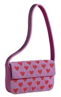 Tas Lipat Magnetik Ringan Ramah Lingkungan Mewah Trendi Portabel Aman Kuat Profesional Gaya Boho Berhias Manik-Manik Kaca Buatan Tangan