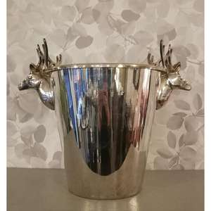 Seau à champagne et à glace en forme de cerf, artisanat, style antique, pour fête de Noël, décoration de bar à domicile - Product Image 4