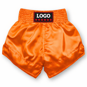 Shorts de Muay Thai personnalisés de haute qualité, style traditionnel, satin premium, coupe large, respirants, légers, vêtements de combat pour hommes - Product Image 5