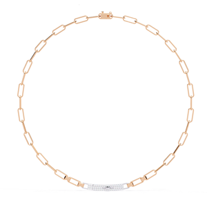 Pendentif barre en or jaune 14 carats avec diamant brillant de laboratoire certifié IGI, style trombone, collier en diamant synthétique - Product Image 4
