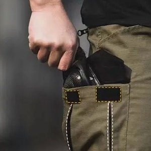 Pantalon cargo décontracté léger pour homme, best-seller, respirant, écologique, séchage rapide, en toile, taille haute - Product Image 4