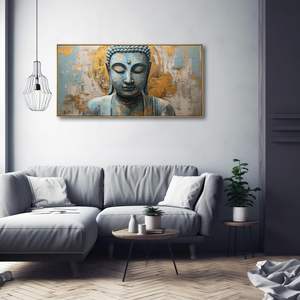 Arte de pared EOB, impresión Zen de Buda, pintura moderna en lienzo para colgar en sala de estar, dormitorio, comedor, decoración para el hogar y la oficina - Product Image 5