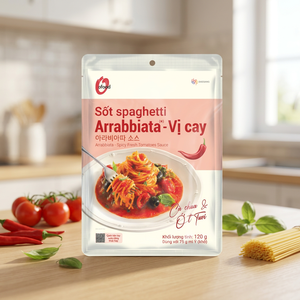 Salsa para Espaguetis 120g - Sabor Arrabbiata - Salsa de Tomate O'food en Porción Individual para Espaguetis, Venta al por Menor y al por Mayor - Product Image 3
