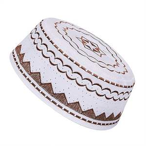 Chapeaux musulmans islamiques en coton, chapeaux de prière arabes turcs, chapeaux traditionnels décontractés pour le Hajj et l'Omra, chapeaux Taqi turcs - Product Image 4