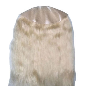 Perruque en cheveux humains Remy indiens pour femmes, ondulations naturelles, ondulations profondes, douce et légère, bonnet en silicone, Taz Hair BD - Product Image 3