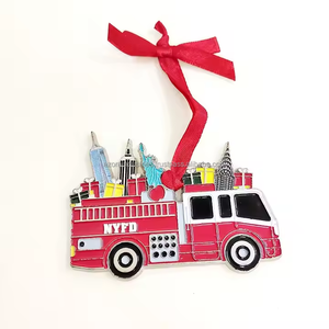 Modern Eco-Friendly Design Quick Delivery Cast Metal Custom Christmas Tree Ornaments for Promotion - Product Image 1