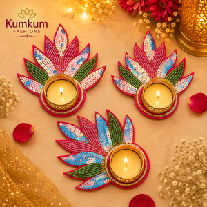Trending Indian Handcrafted Eco-Friendly Durable Tea Light Holder Decorative Diya <b>Stand</b> Wedding Diwali Home Decor Festive Favors - Product Image 3