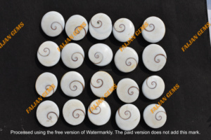 Cabujones de Concha de Ojo de Shiva de Calidad AAA, Corte Brillante, Piedra Preciosa Natural Suelta, Todas las Formas, Piedra para Joyería, Certificada FAIJAN - Product Image 6