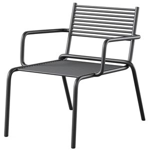 Modern Outdoor Aluminum Dining Chair for Hotel Patio Restaurant Garden Backyard, Weather Resistant Metal Frame <b>Seating</b> - Product Image 1
